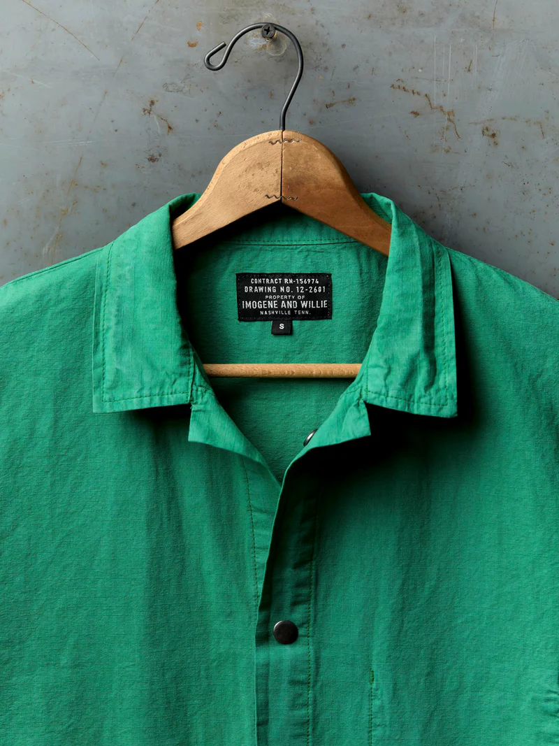 welder's jacket in seagreen ripstop 2